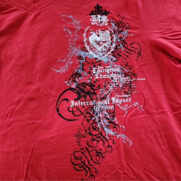 LL Cool J T-Shirt Men's Sz XXL Red Short Sleeve Shirt Streetware Y2K Trend Retro - Picture 5 of 10